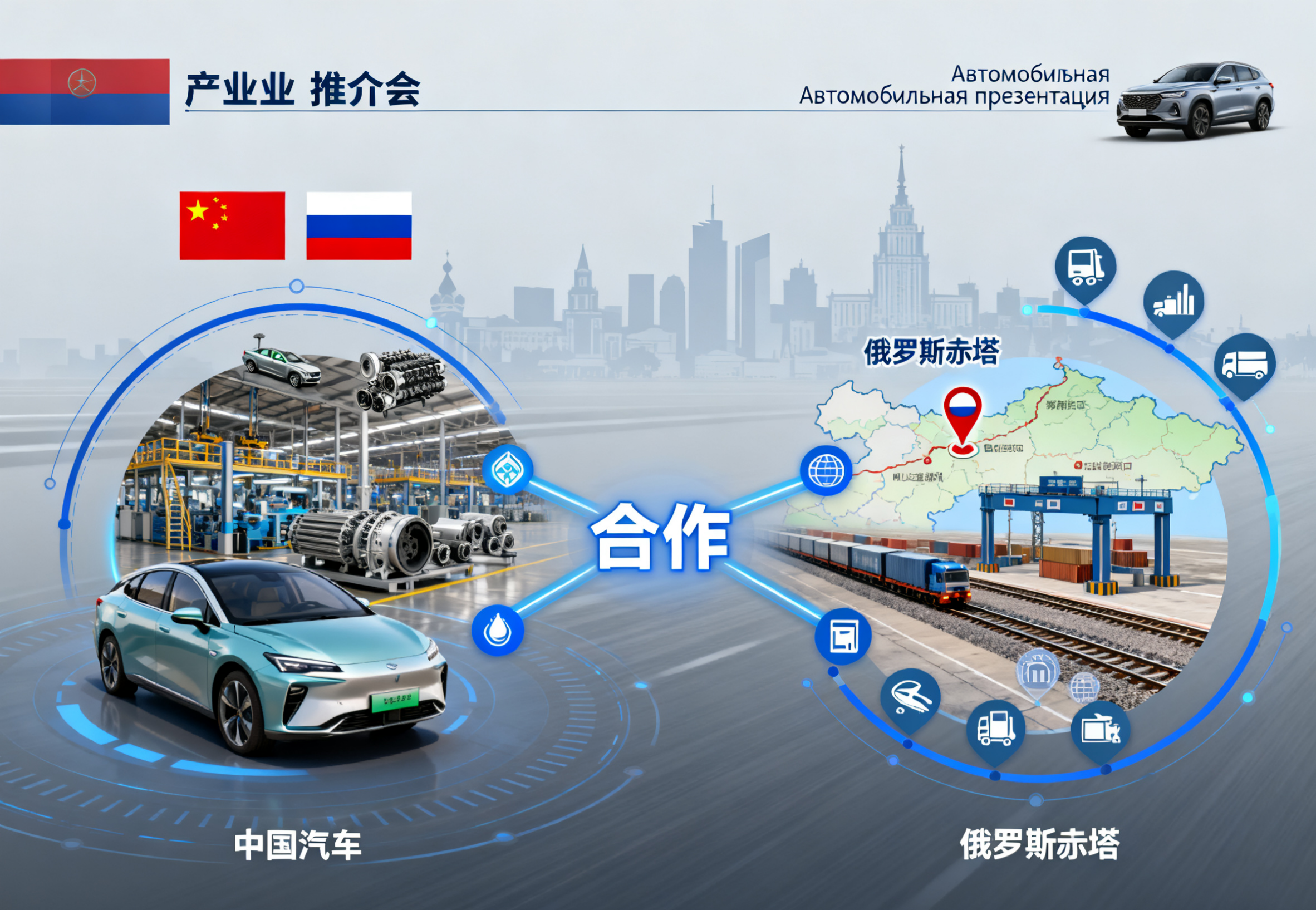 Автомобильная презентация в Чите: российско-китайское сотрудничество